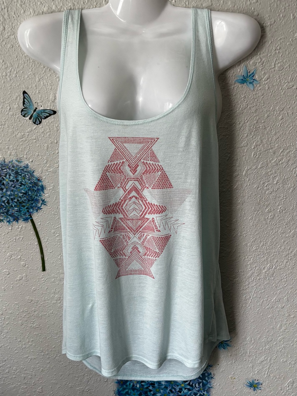 Volcom Aztec Graphic Tank Top - Womens Sleeveless Scoop Neck - Picture 10 of 13